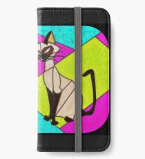 Vinilo o funda para iPhone gatos siameses - villanos vidrieras