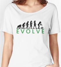 Funny Women's Gardening Evolution Women's Relaxed Fit T-Shirt