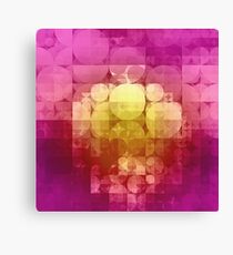 matted geometry Canvas Print