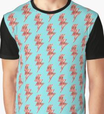 powered by bacon Graphic T-Shirt
