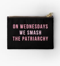 On Wednesday's We Smash The Patriarchy Studio Pouch