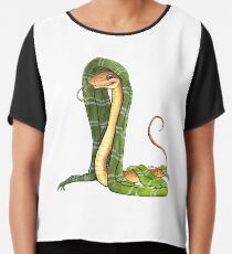 Schlangen-Haus-Maskottchen Chiffontop