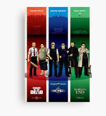 The Cornetto Trilogy. Canvas Print