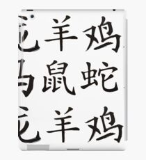 Collage Chinese zodiac signs iPad Case/Skin