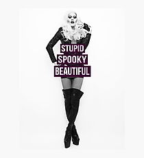 Supid, Spooky and Beautiful Purple Photographic Print