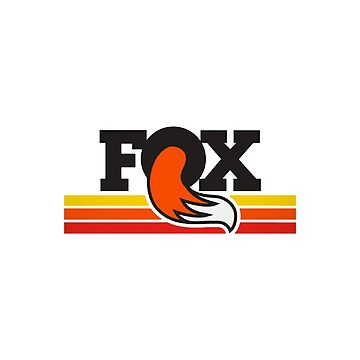 Fox Racing Tail Logo Sticker for Sale by deannaburg