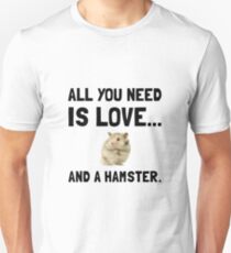 Love And A Hamster Unisex T-Shirt