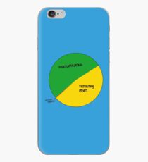 Procrastinating, distracting others, critical thinking iPhone Case