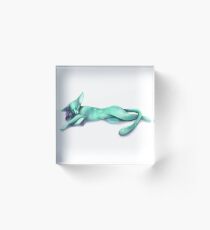 Snuggle Kitty Acrylic Block