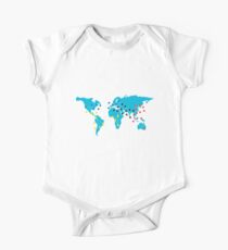 Pandemia Boardgames Short Sleeve Baby One-Piece
