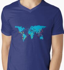 Pandemia Boardgames Men's V-Neck T-Shirt