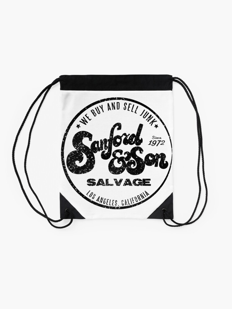 Alternate view of We buy and sell Junk Drawstring Bag