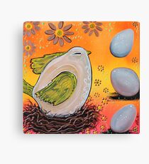 Nesting Bird Canvas Print