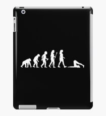 Evolution of Yoga - White iPad Case/Skin