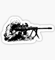 Black&White: Marine Sniper Sticker
