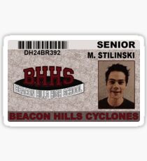 M Stilinski Sticker