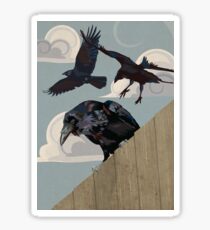 Crow invasion Sticker