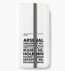 Piccadilly Line in Futura iPhone Wallet/Case/Skin