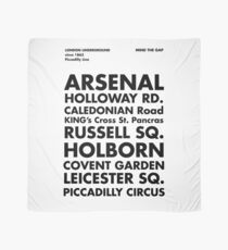 Piccadilly Line in Futura Scarf