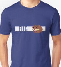 Futuristic Spurdo Fug Logo Slim Fit T-Shirt
