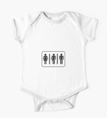 Geschlechtsidentität Badezimmer Baby Body Kurzarm