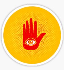 Hand and eye Sticker