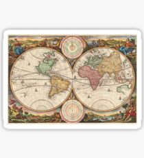 Around the world.. Wanderlust! Sticker