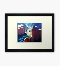 Zion Canyon Framed Print