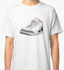 Air Jordan 3 (III) “WHITE & CEMENT” Classic T-Shirt