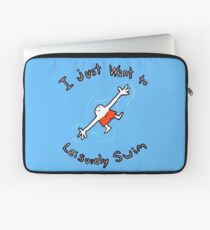 Gemütlich schwimmen Laptoptasche