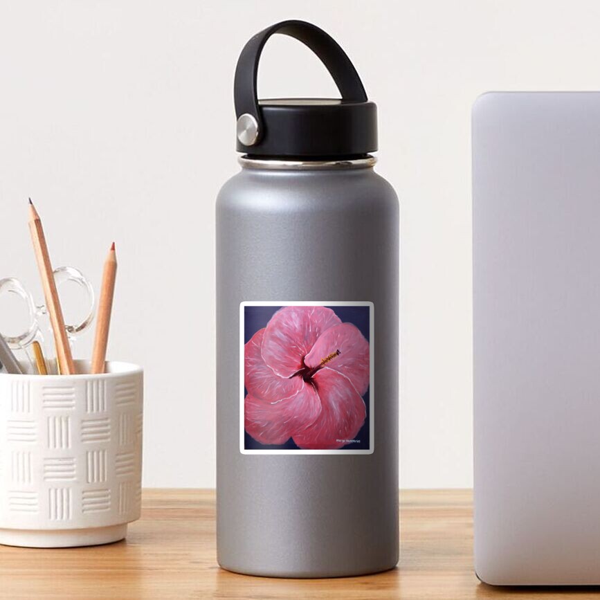 Hibiscus Flower Sticker