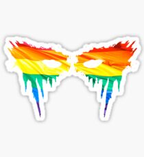 Commander Lexa Rainbow Warpaint Sticker