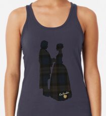 Outlander/Plaid silhouettes Women's Tank Top