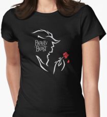 Disney's Beauty And The Beast Women's Fitted T-Shirt
