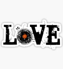 Love Vinyl Records Sticker