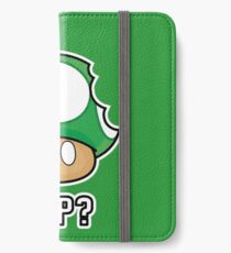 Super Mario, 1 UP Mushroom iPhone Wallet/Case/Skin