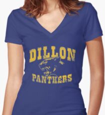 Dillon Panthers Women's Fitted V-Neck T-Shirt