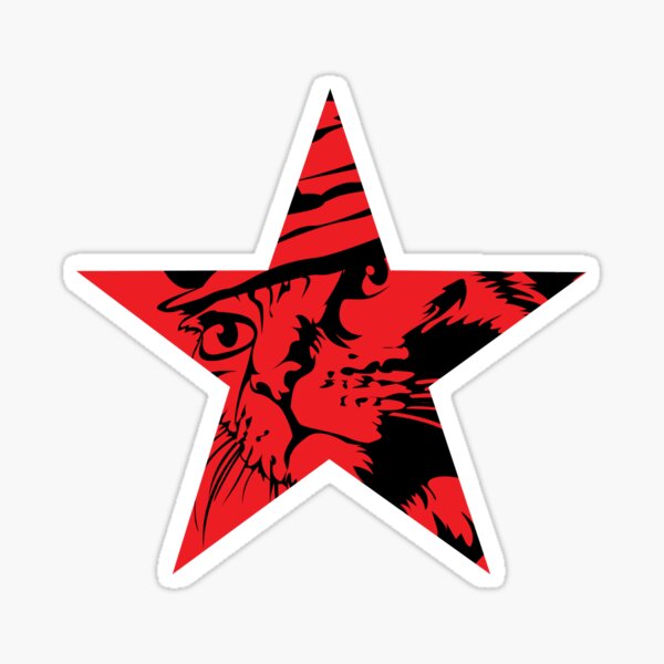 Chairman Meow - Red Star Sticker