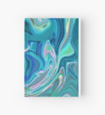 Cuaderno de tapa dura Patrón holográfico azul