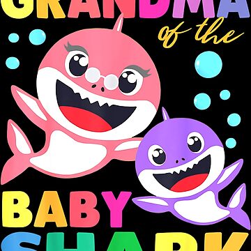 Grandma baby 2024 shark shirt