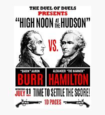 Burr vs Hamilton History Photographic Print
