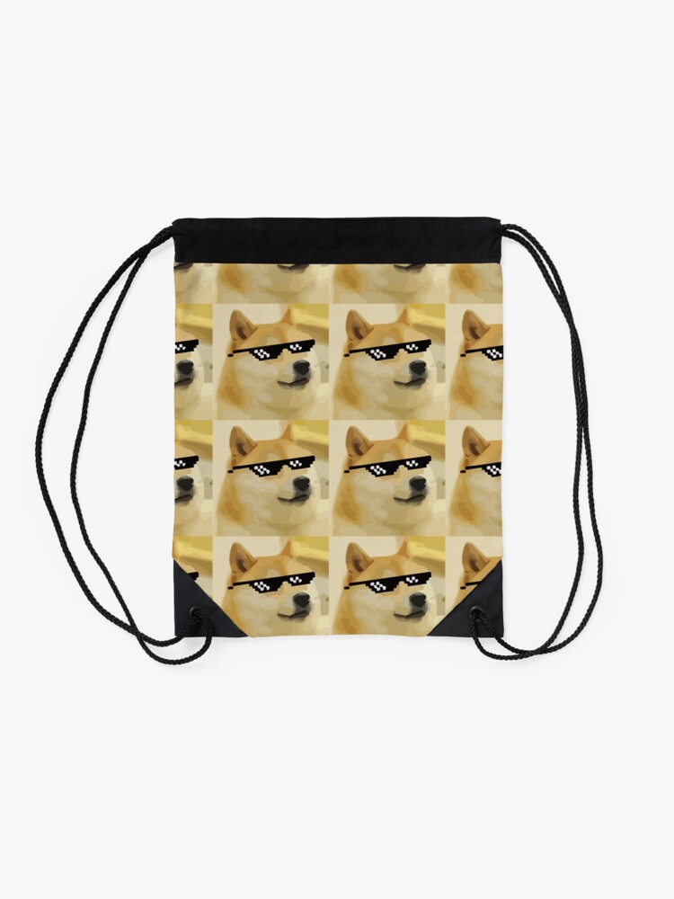 Mlg Doge Drawstring Bag - doge pocket roblox