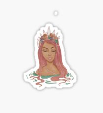 pink mermaid Sticker