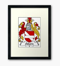 Osborn Coat of Arms / Osborn Family Crest Framed Print
