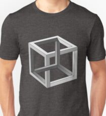 Mind blowing Escher's cube Unisex T-Shirt