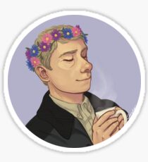 FlowerCrownJohn Sticker