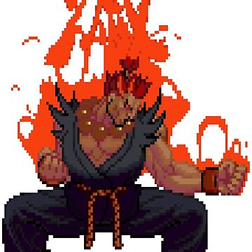 Akuma Taunt For Destruction | Sticker