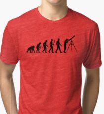 Funny Evolution of Astronomy Tri-blend T-Shirt