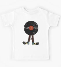 Funny Vinyl Records Lover - Grunge Vinyl Record Kids Tee