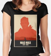 Mad Max Fury Road Art #1 Women's Fitted Scoop T-Shirt